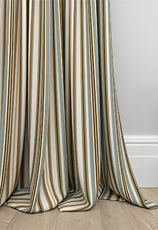 The British Stripe Co. Elizabeth, Derwent No.1 - Made to Measure Curtains